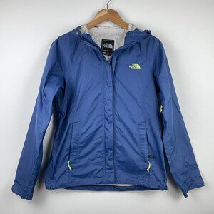 The North Face Shell Jacket - Blue with Lime Green accents - Size S